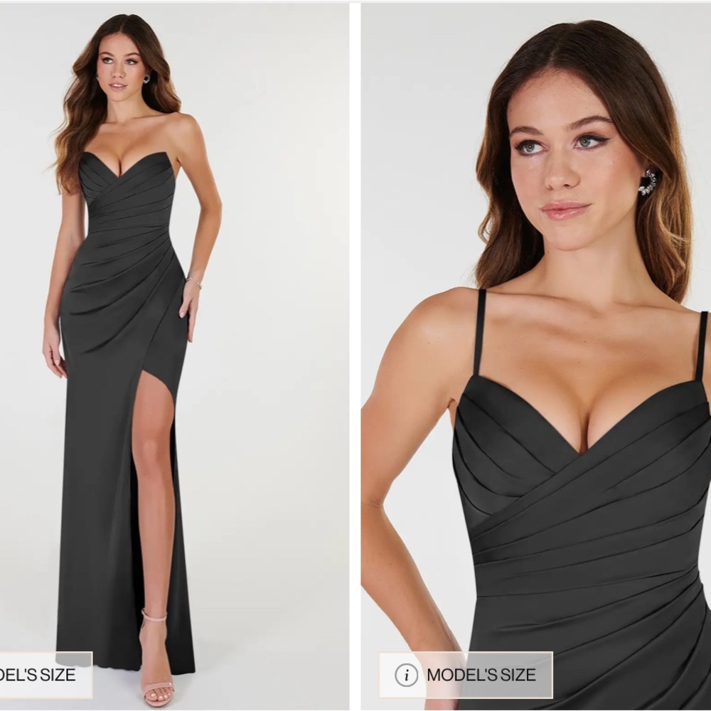 Azazie Black Maxi Dress